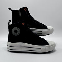 Refresh 172722 Lona Negro Zapatilla Mujer
