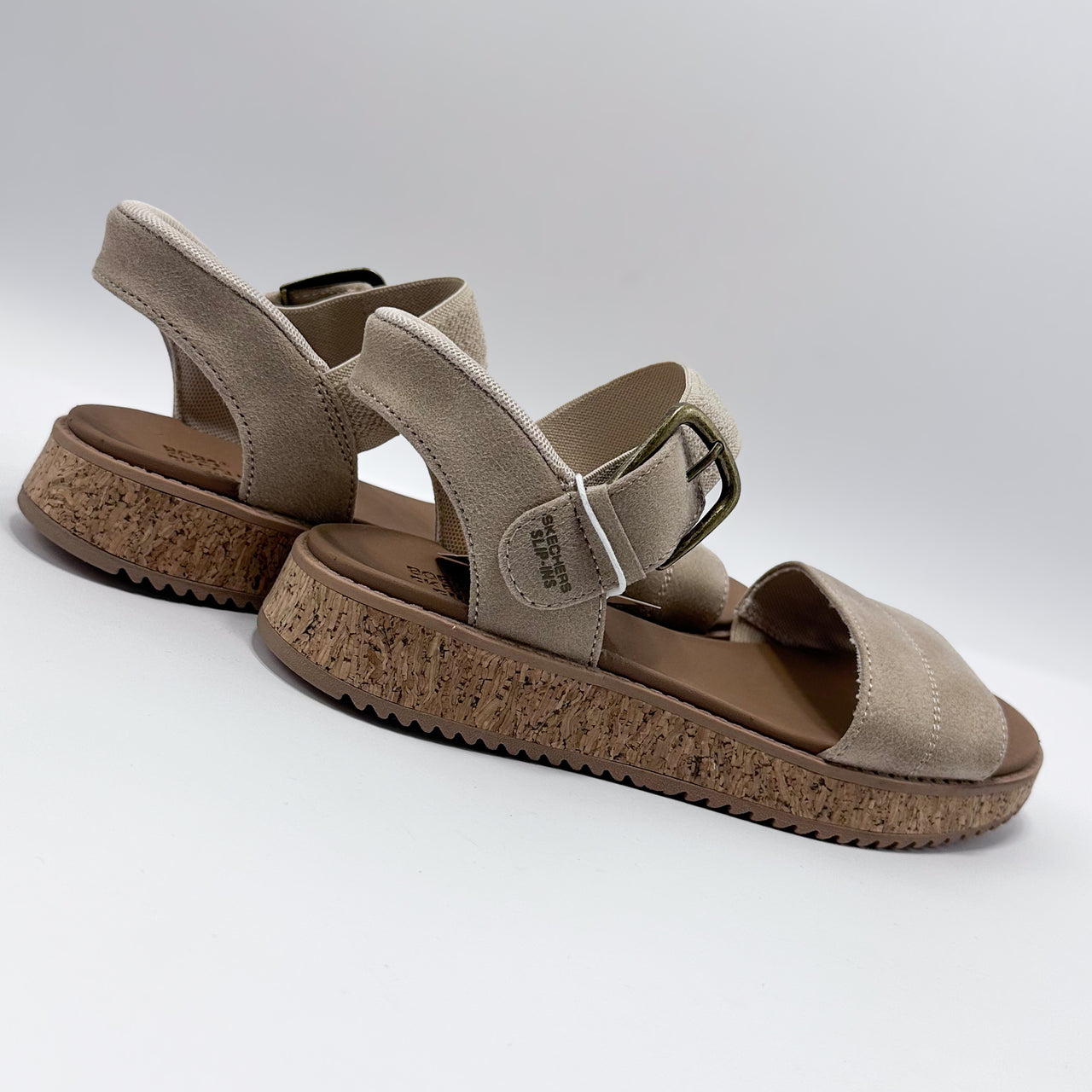 Skecher 114423/NAT Bobs Sun Vibe-Be Corky Sandalia Mujer