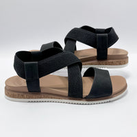 Skechers 114705/BLK BOBS Desert Kiss Low Sandalia Mujer