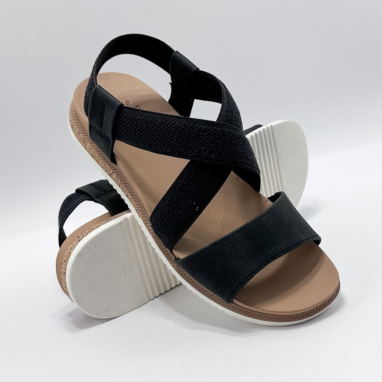 Skechers 114705/BLK BOBS Desert Kiss Low Sandalia Mujer