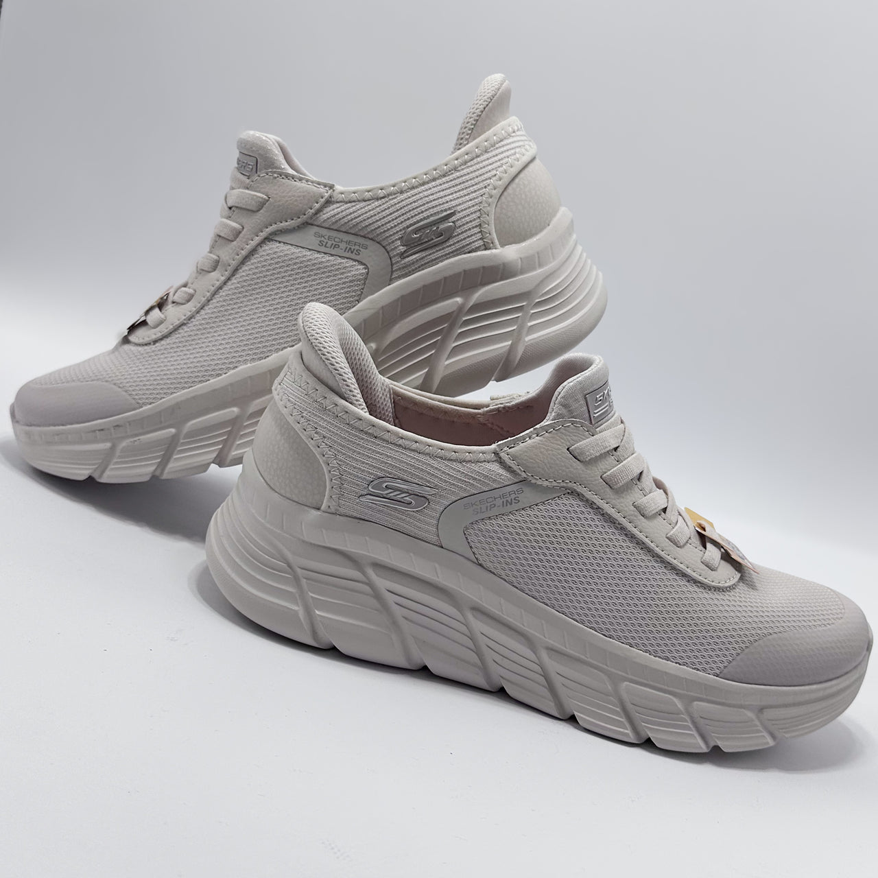 Skechers 117391/WHT Bobs Sport Slip-ins Zapatilla Mujer