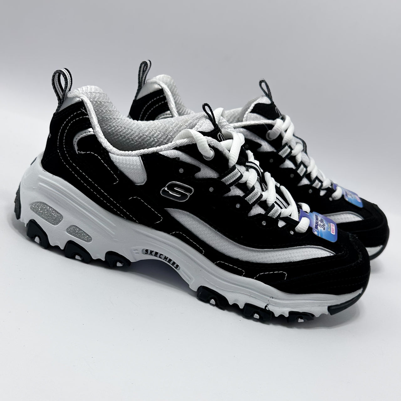 Skechers 11930/BKW D'Lites Zapatilla Mujer