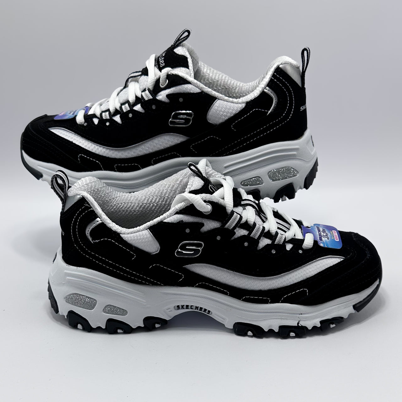 Skechers 11930/BKW D'Lites Zapatilla Mujer