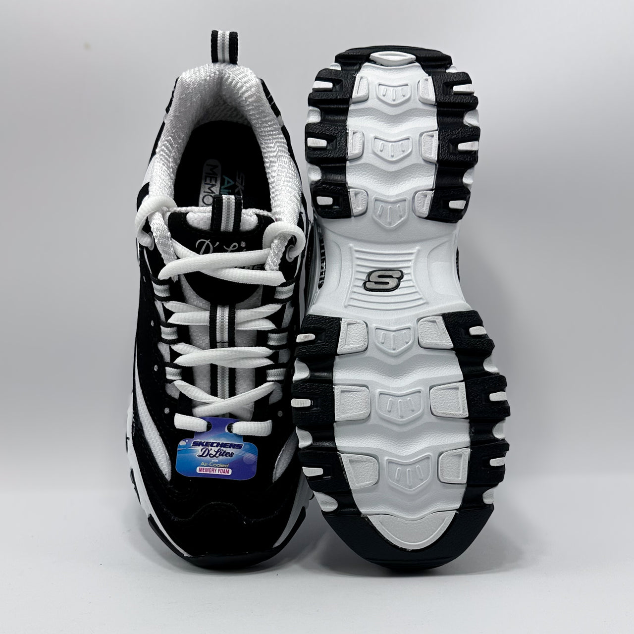 Skechers 11930/BKW D'Lites Zapatilla Mujer