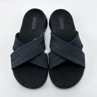 Skechers 141420/BKGY Go Walk Flex Sandal - Impressed Sandalia Mujer