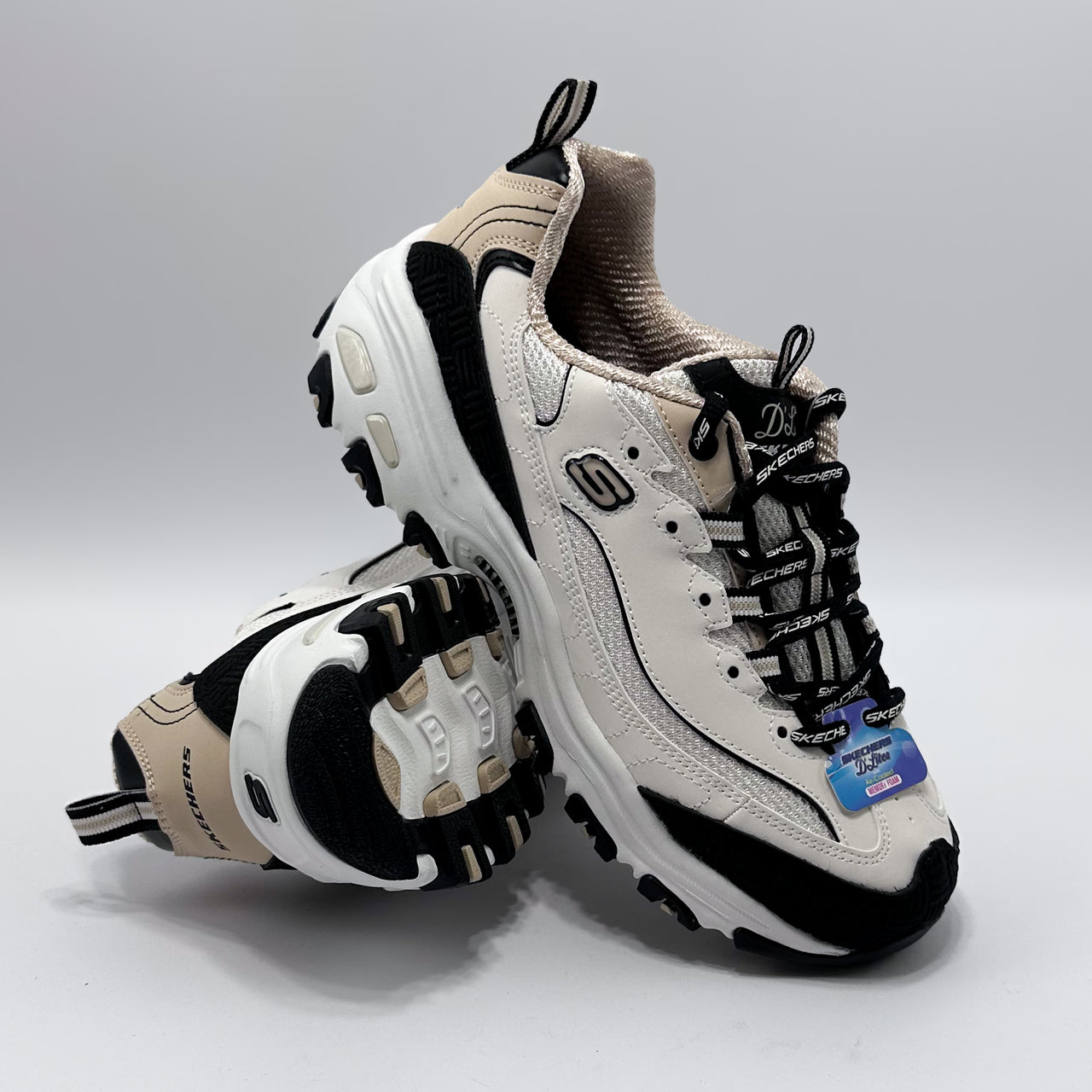 Skechers 150536/NTBK D'Lites - Retro Rewind Zapatilla Mujer