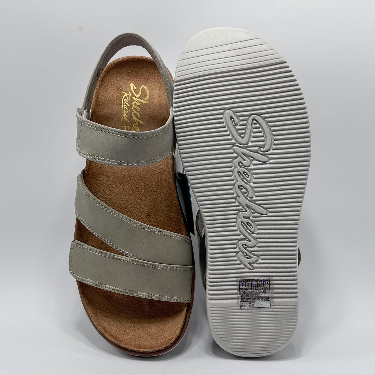 Skechers 163252/TPE Comfort Meets Paradise Sandalia Mujer