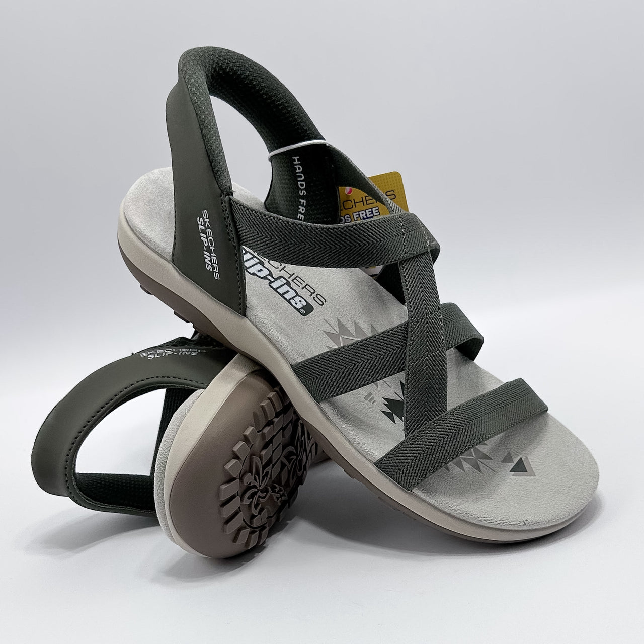 Skechers 163460/OLV Slip-ins Flex Sandalia Mujer