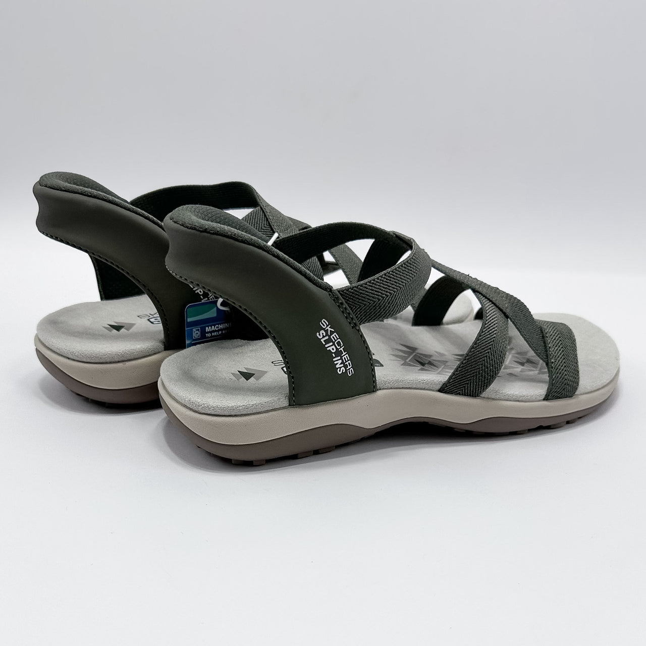 Skechers 163460/OLV Slip-ins Flex Sandalia Mujer