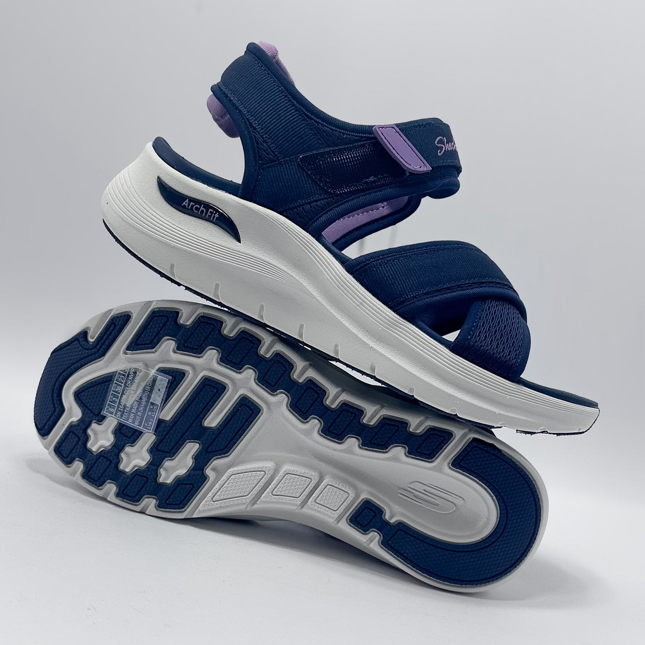 Skechers 164078/NVPR Arch Fit Sandalia Mujer
