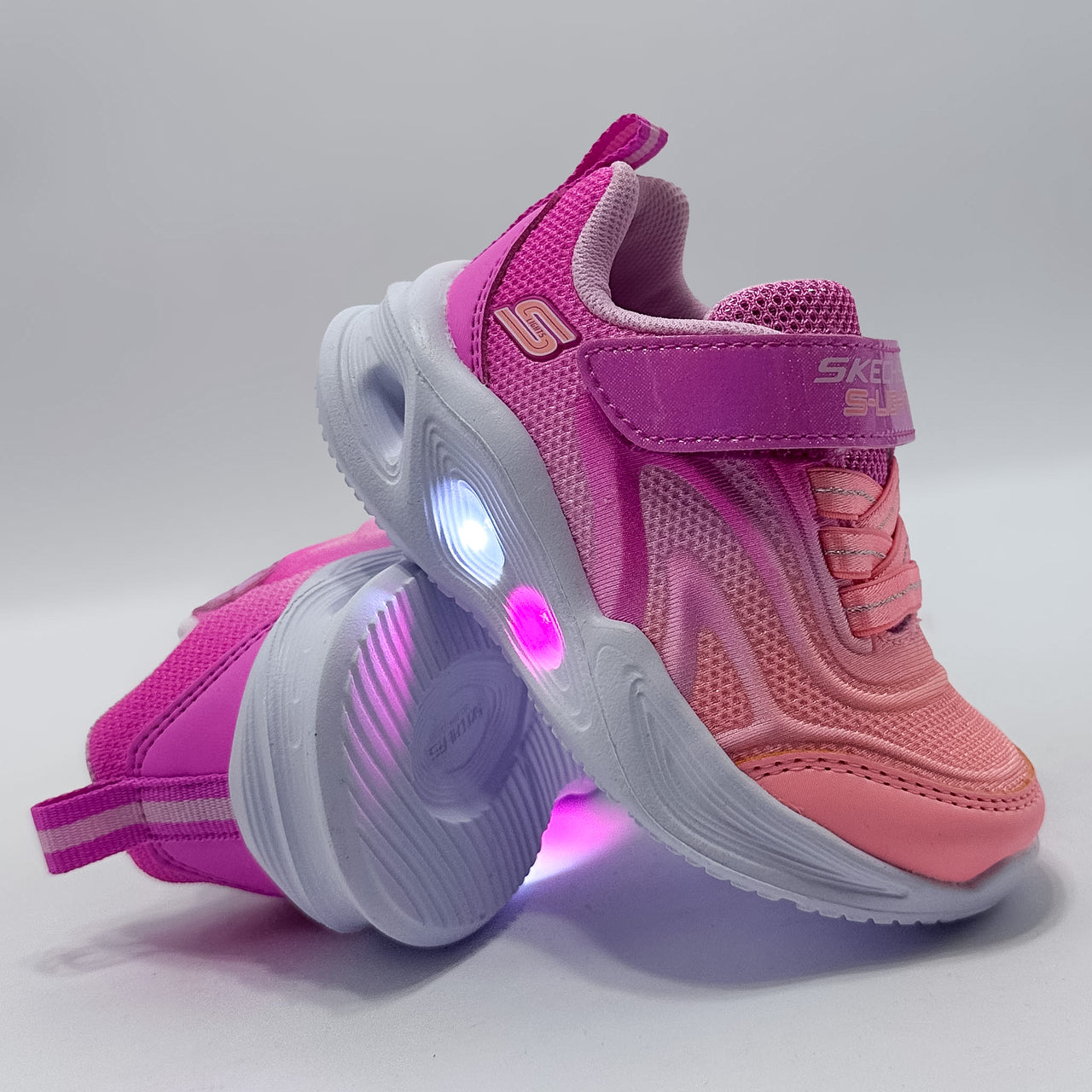 Skechers 303713N/PKMT S Lights Sola Glow Color Breeze Zapatilla Kids