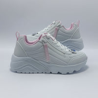 Skechers 310387L/WHT Uno Lite Easy Zip Zapatilla Kids