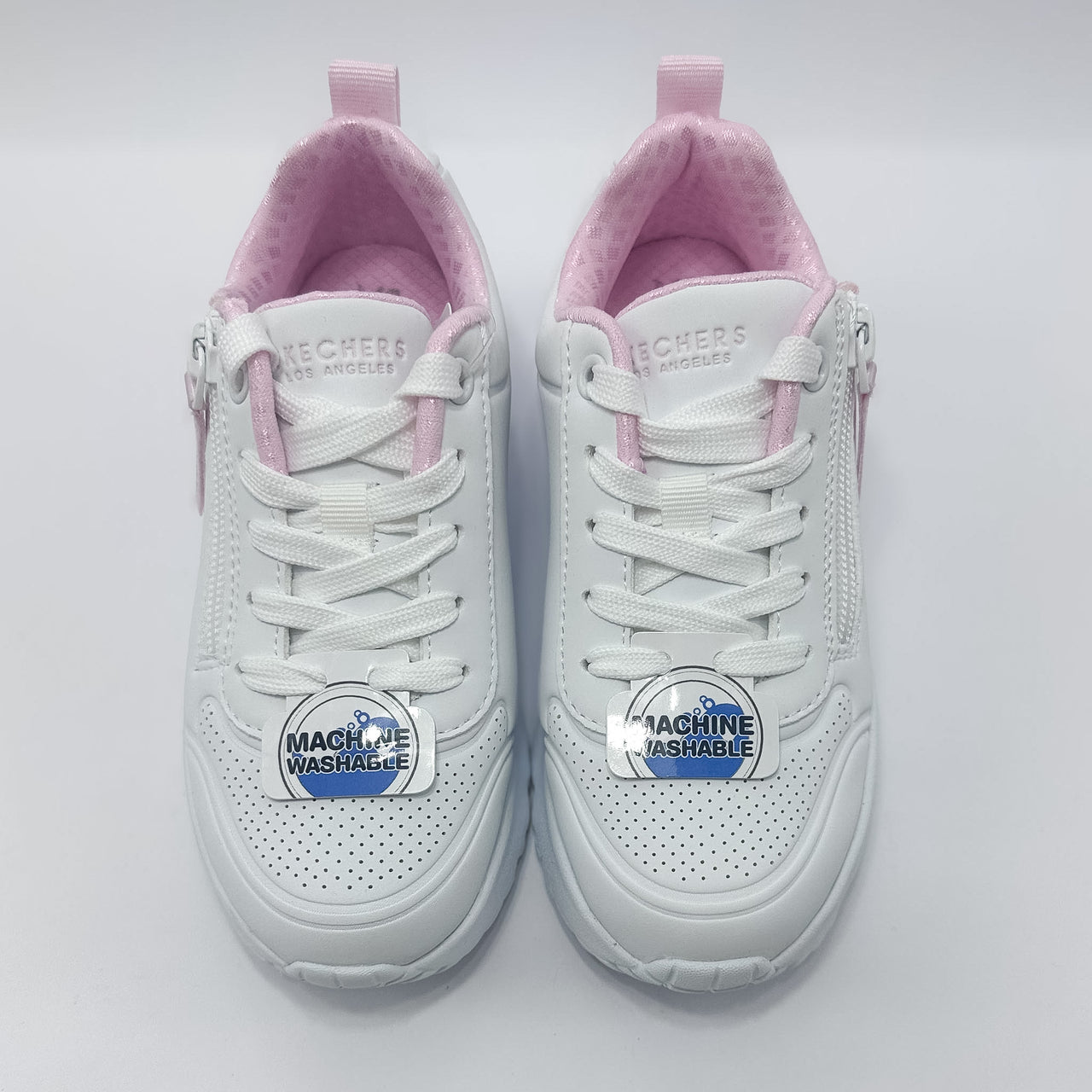 Skechers 310387L/WHT Uno Lite Easy Zip Zapatilla Kids