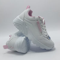 Skechers 310387L/WHT Uno Lite Easy Zip Zapatilla Kids
