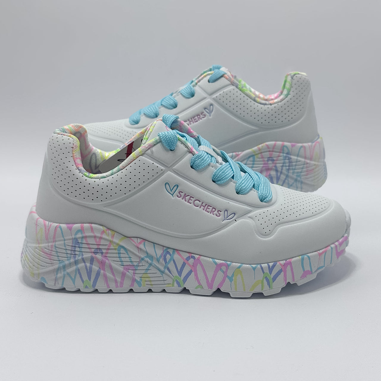 Skechers 314976L/WPTQ Uno Lite Lovely Luv Zapatilla Kids