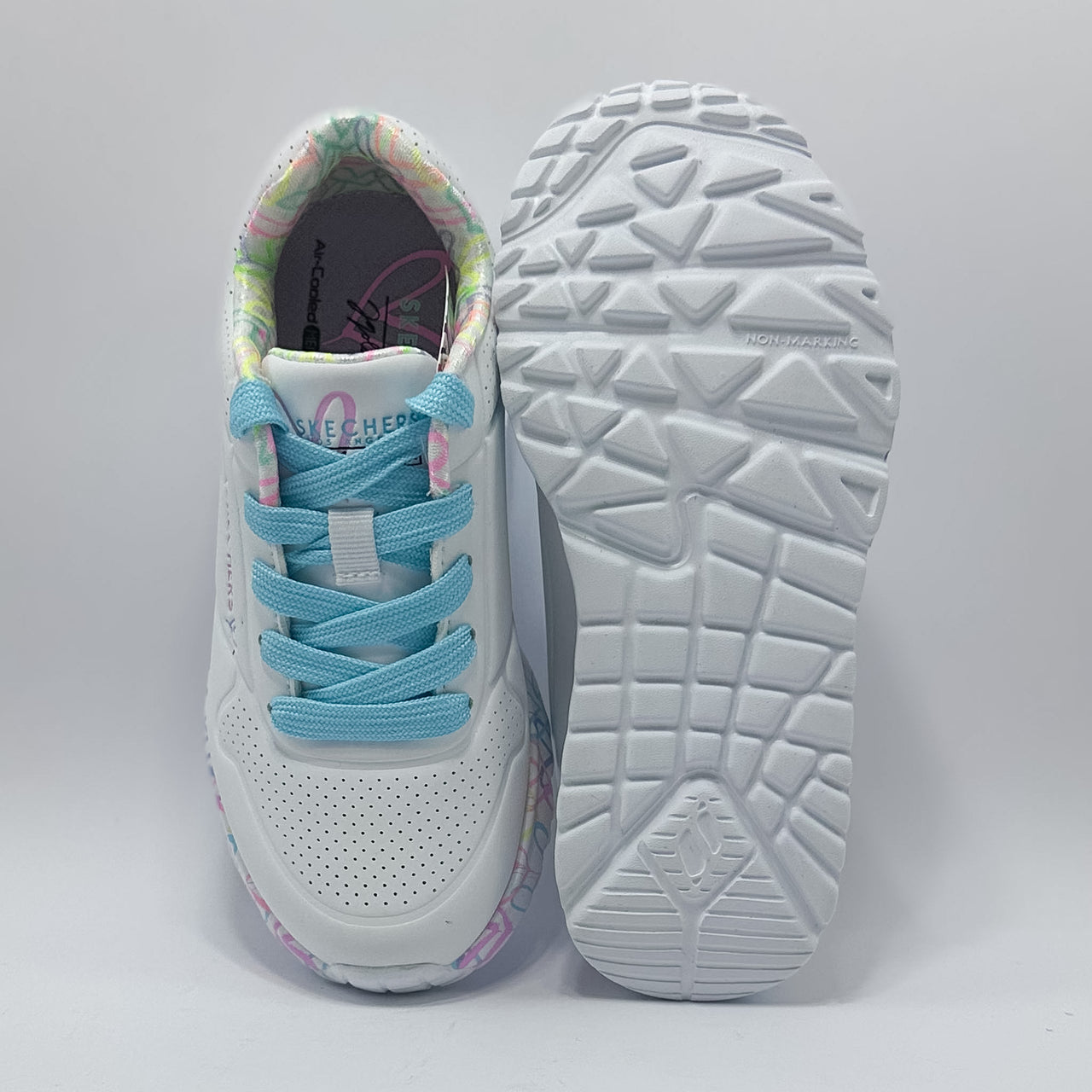 Skechers 314976L/WPTQ Uno Lite Lovely Luv Zapatilla Kids