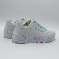 Skechers 314976L/WPTQ Uno Lite Lovely Luv Zapatilla Kids