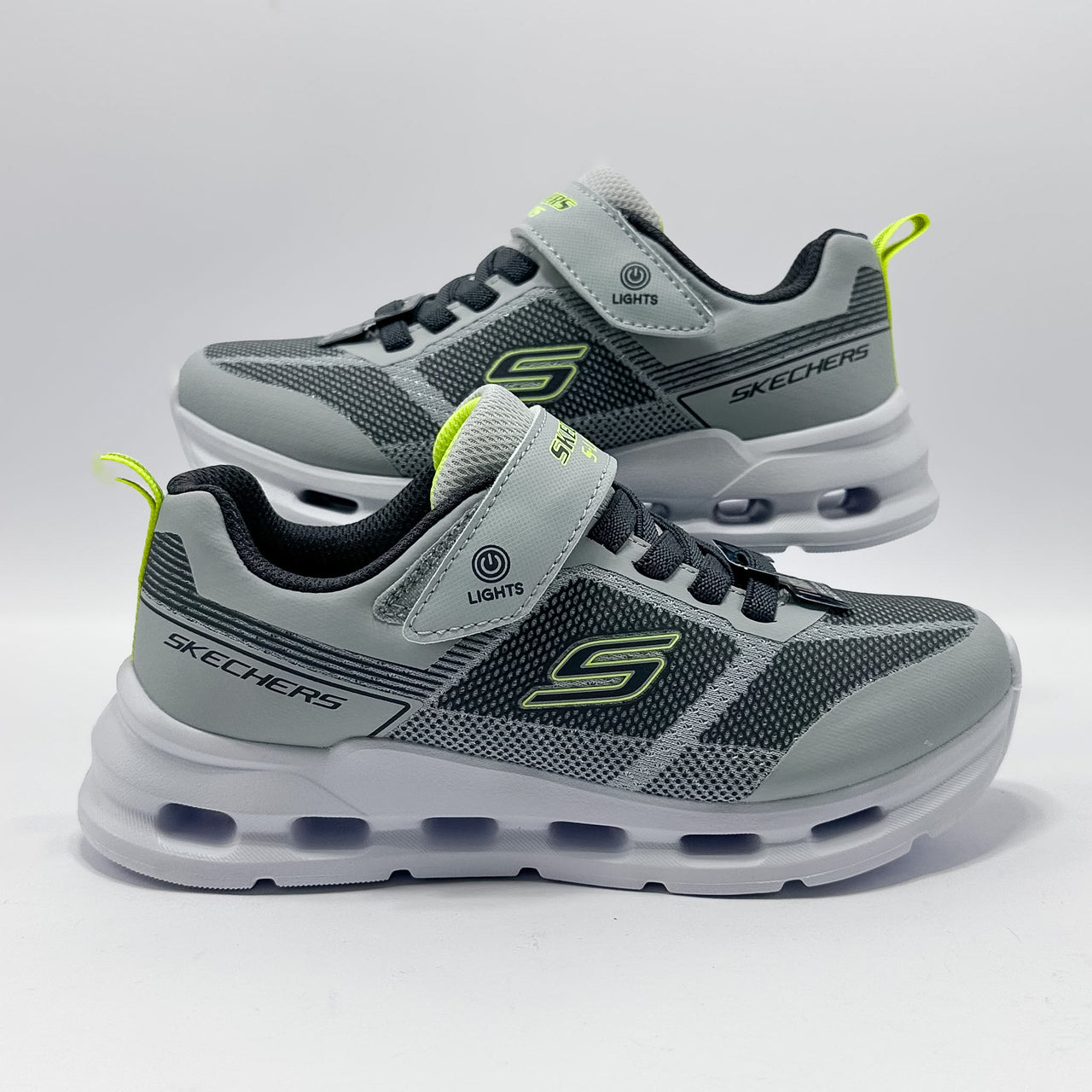 Skechers 400240L/GYLM S Lights-Glide Step Lights Zapatilla Kids