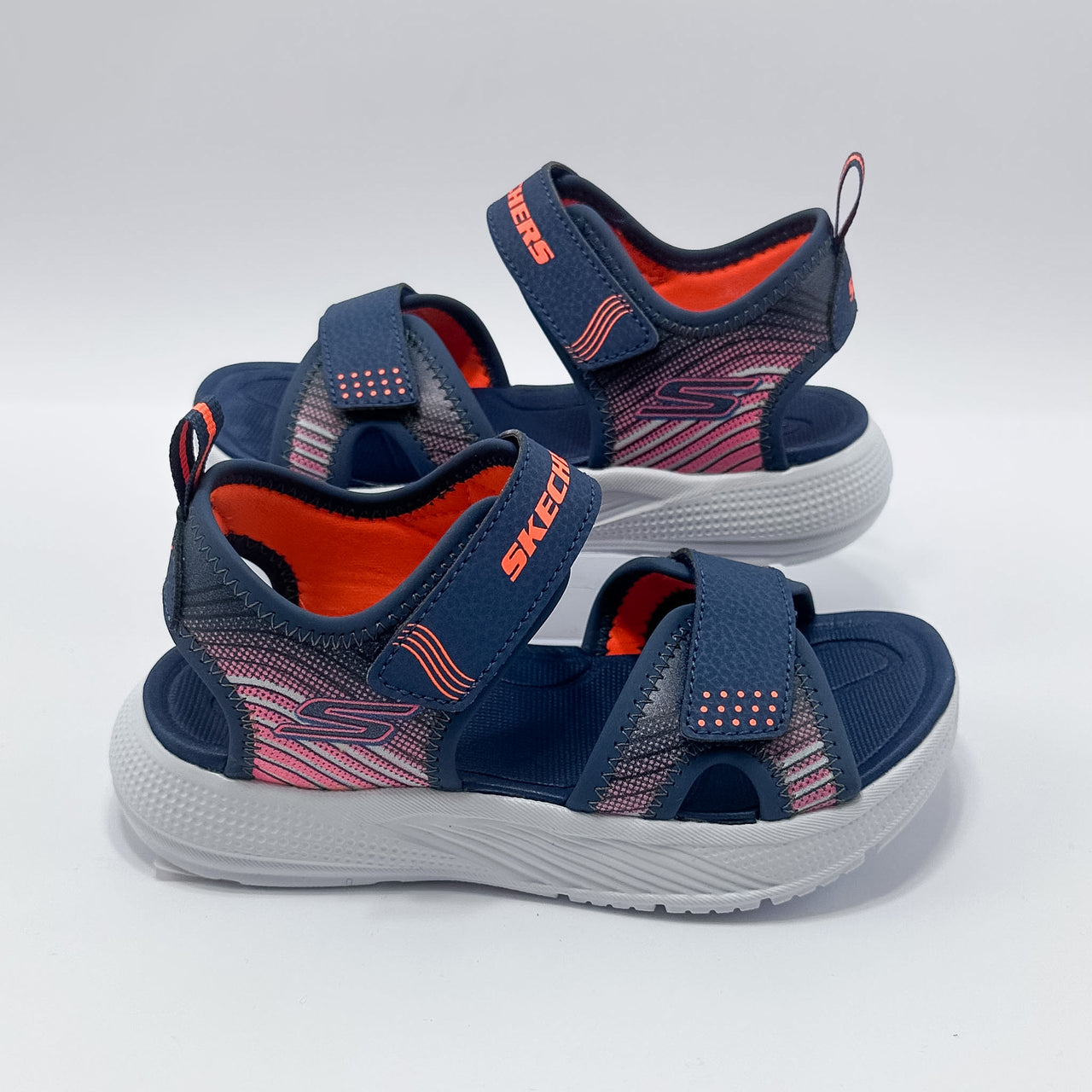 Skechers 407034L/NVOR Microspec Splash Sandalia Kids