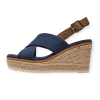 REFRESH 171542 Navy Sandalia Mujer