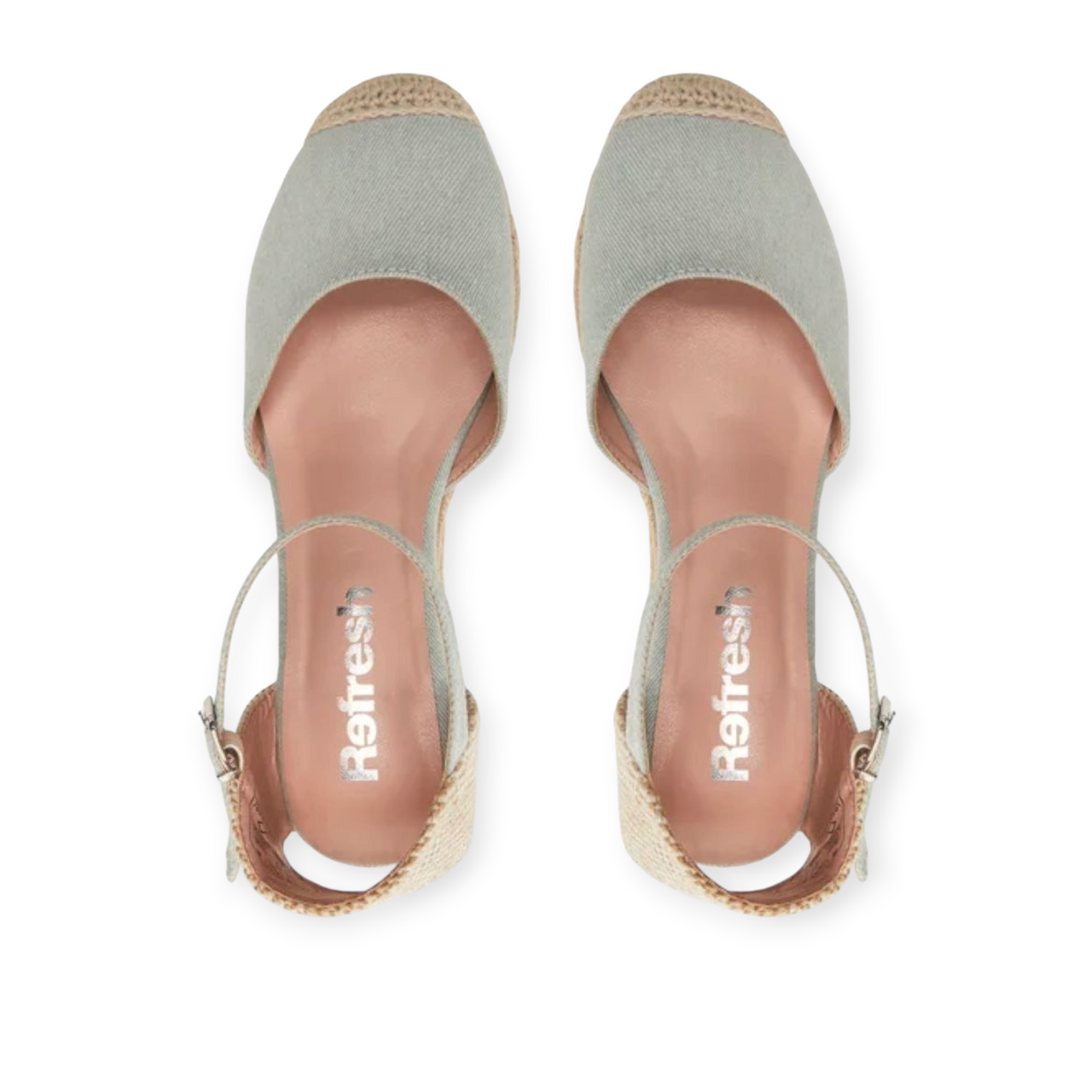 REFRESH 171599 Denim Sandalia Mujer