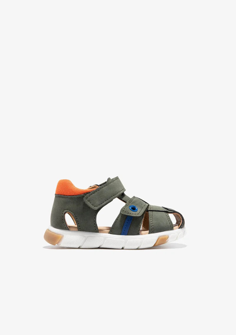 CONGUITOS OSSH104001 Kaki Sandalia Cangrejera Niño