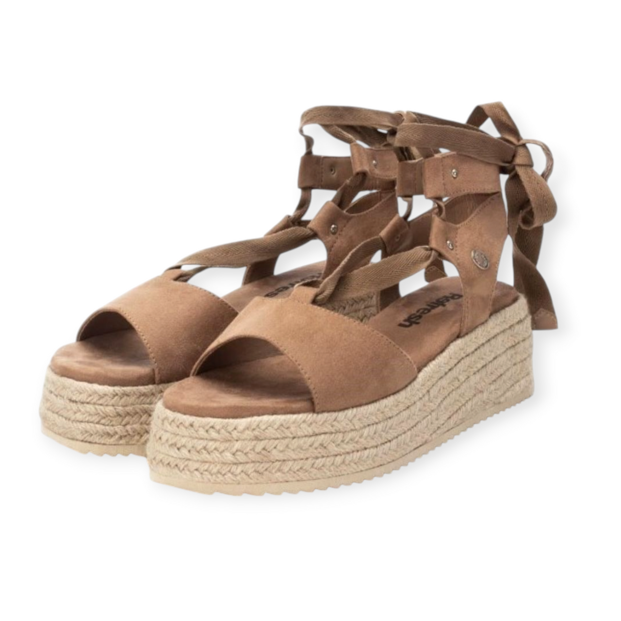 REFRESH 170848 Camel Sandalia Mujer